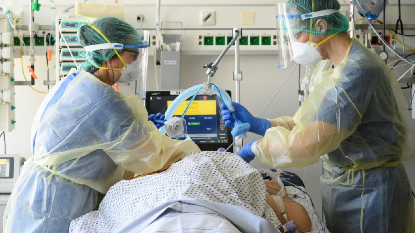 Intensivstation eines Krankenhauses