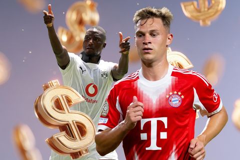 Klub-WM: stern-Montage mit Serhou Guirassy (l.) und Joshua Kimmich von Borussia Dortmund und Bayern München