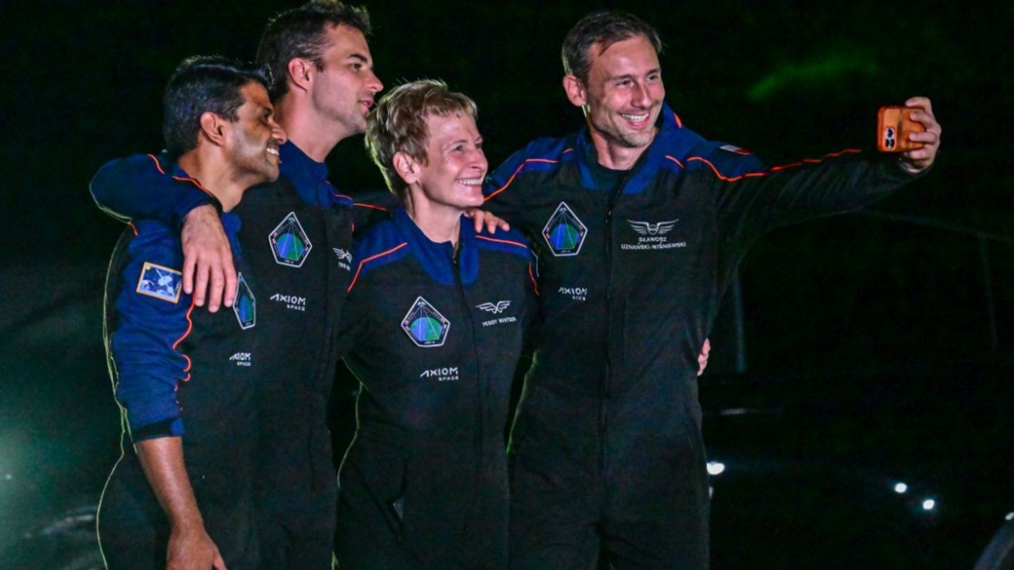 Die Crew der Mission Ax-4