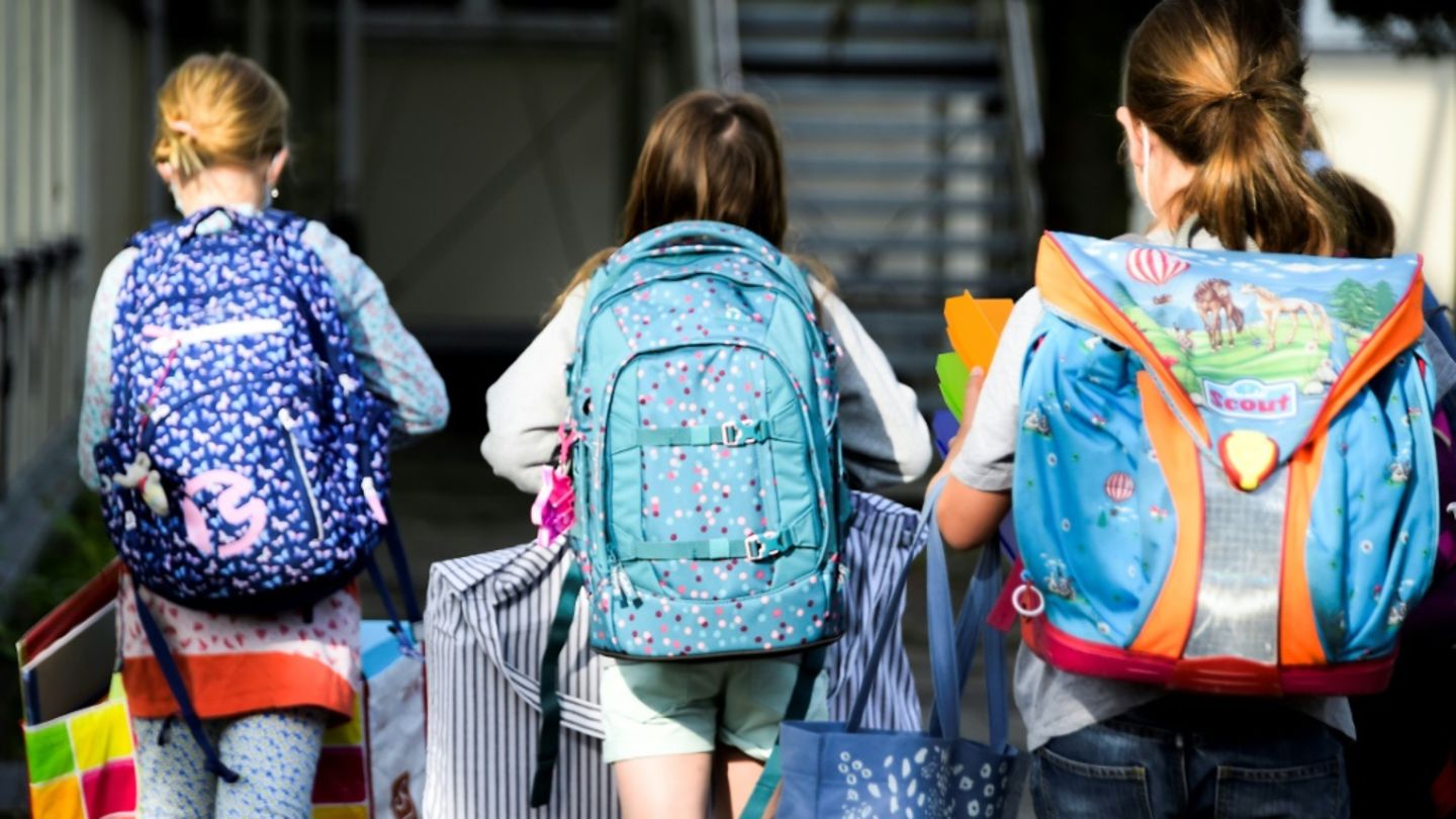 Schüler an Grundschule in Berlin
