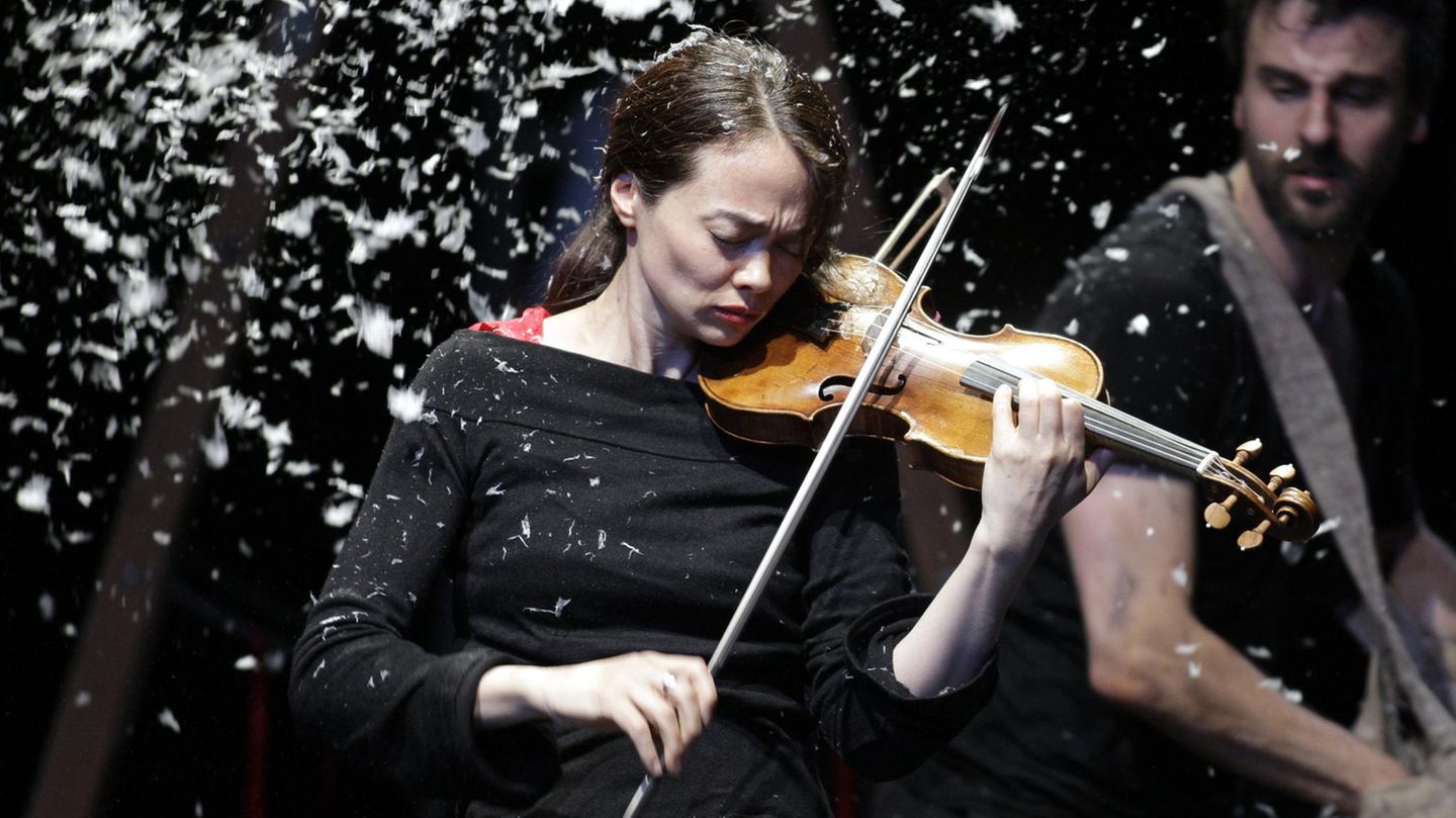 Glück: eine Violinistin in Dresden