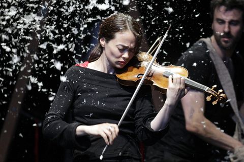 Glück: eine Violinistin in Dresden