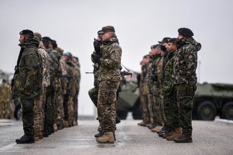 Kfor-Soldaten im Oktober 2021 in Pristina