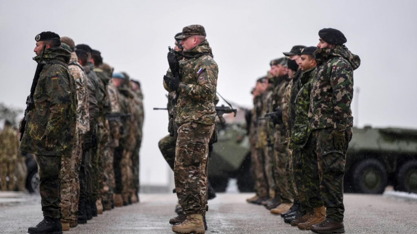 Kfor-Soldaten im Oktober 2021 in Pristina