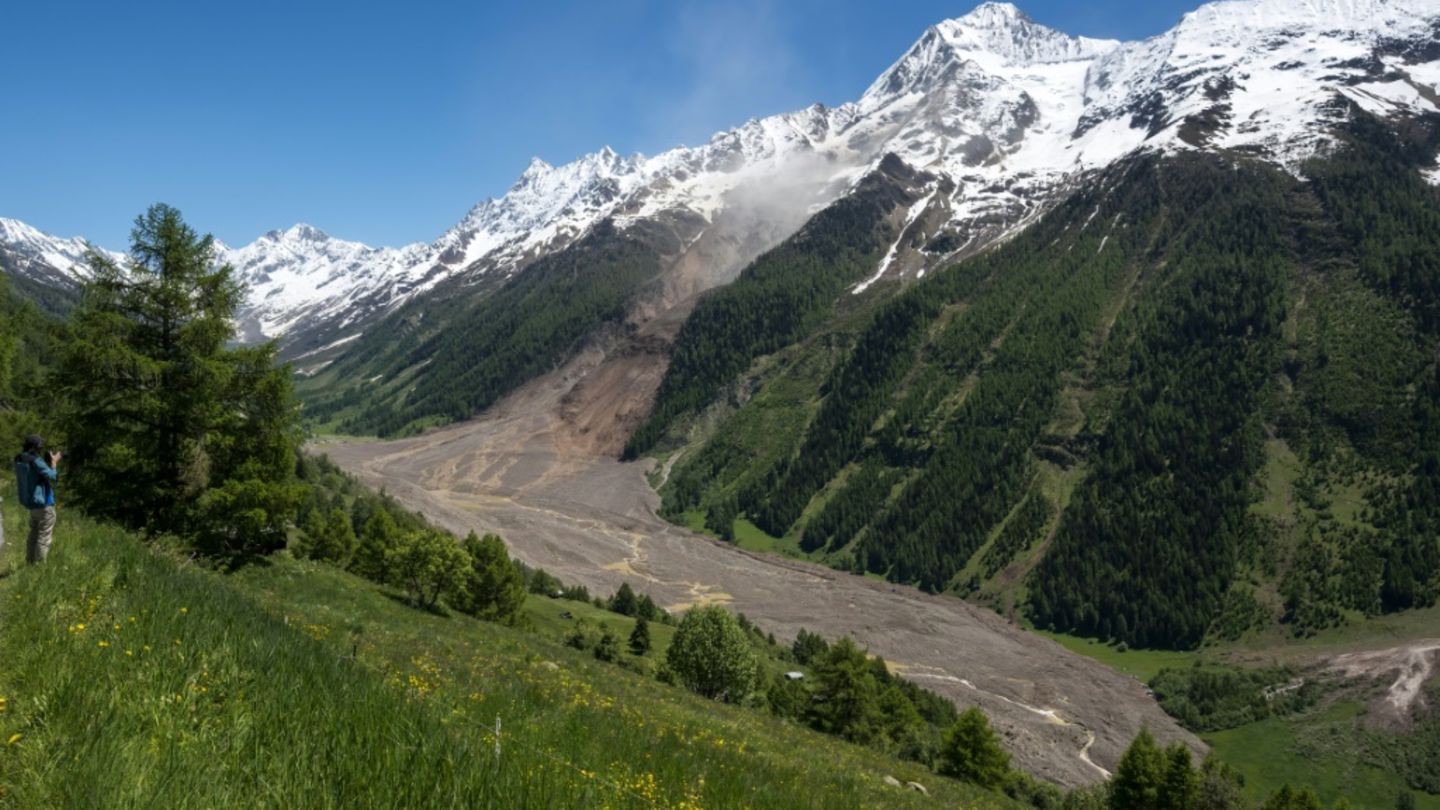 Birchgletscher im Kanton Wallis