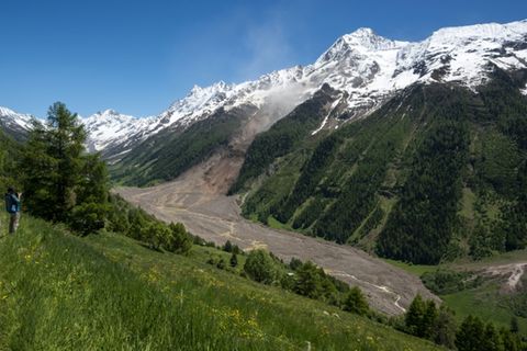 Birchgletscher im Kanton Wallis