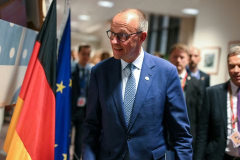 Merz am Donnerstagabend in Brüssel