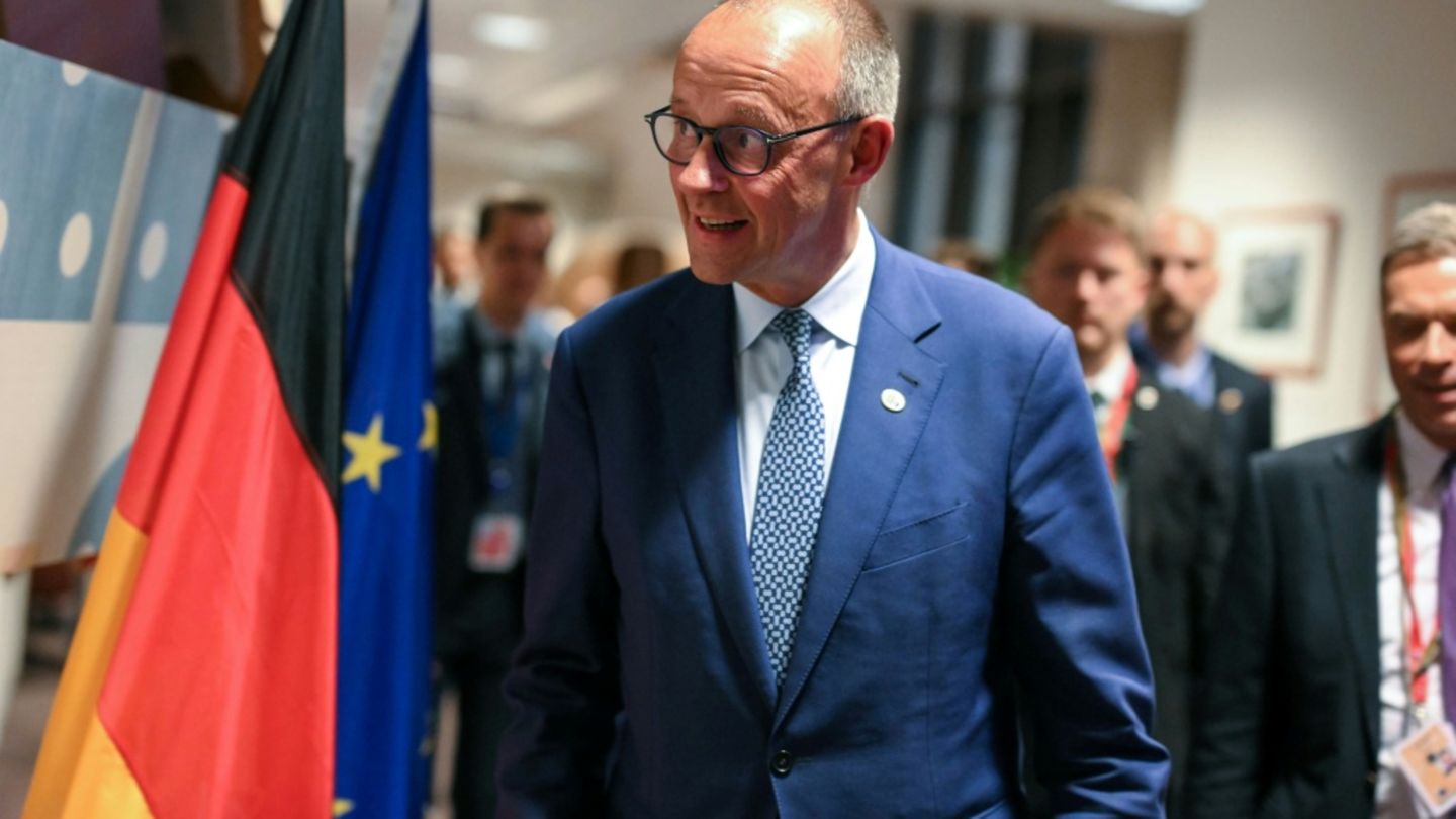 Merz am Donnerstagabend in Brüssel