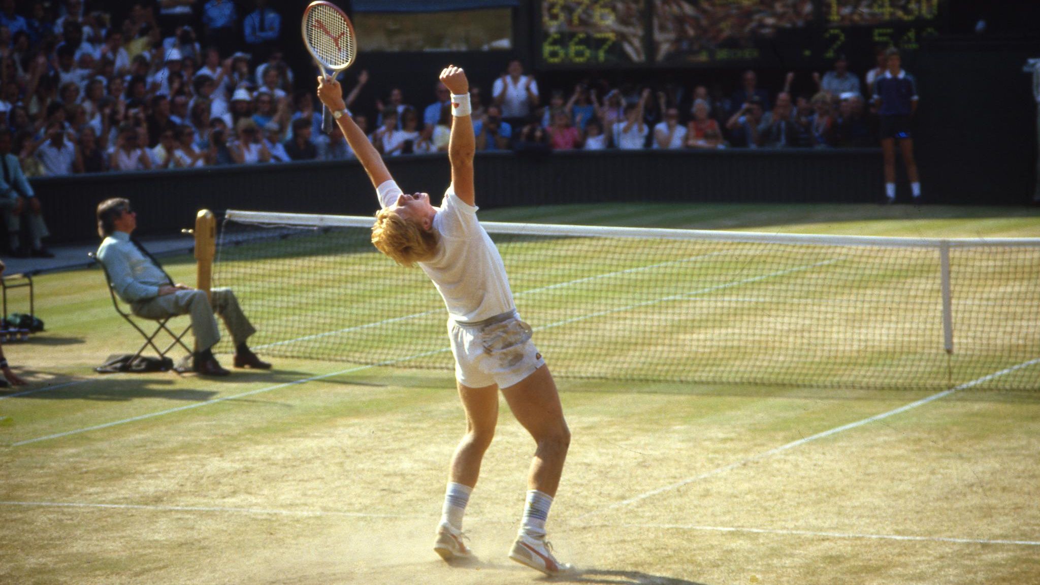 Boris Becker in Wimbledon