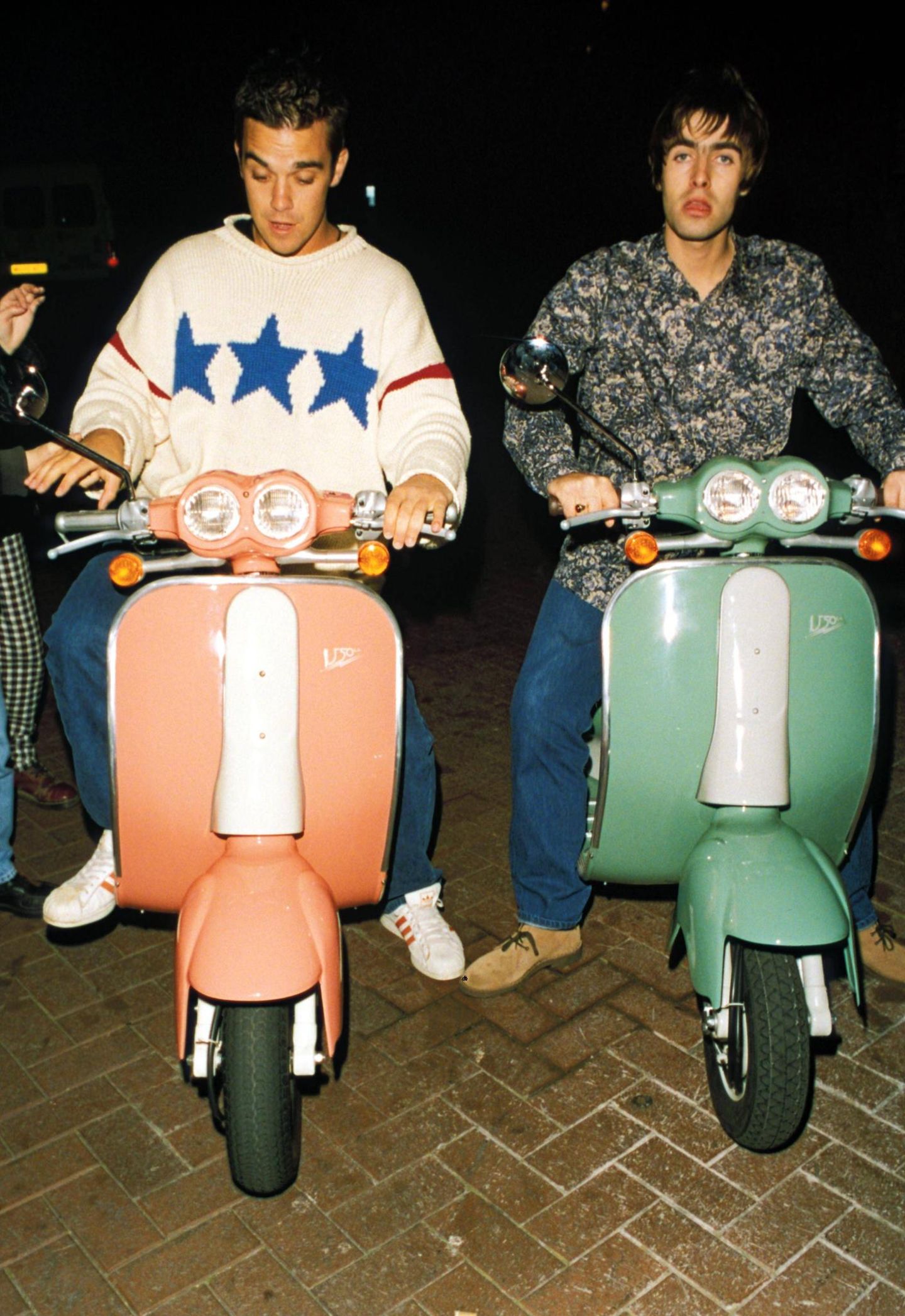 Robbie Williams und Liam Gallagher