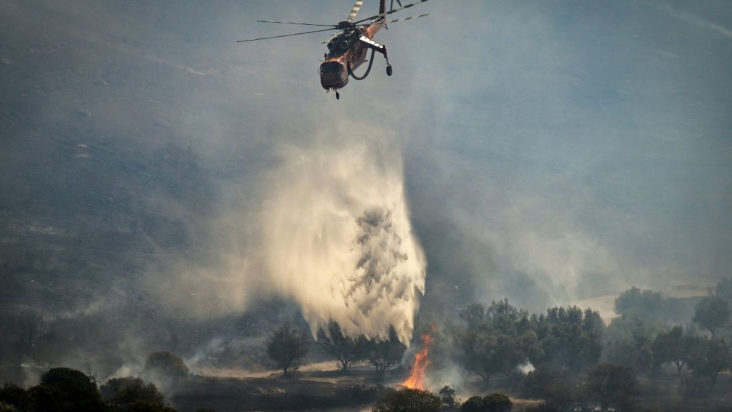 Löschhubschrauber im Einsatz