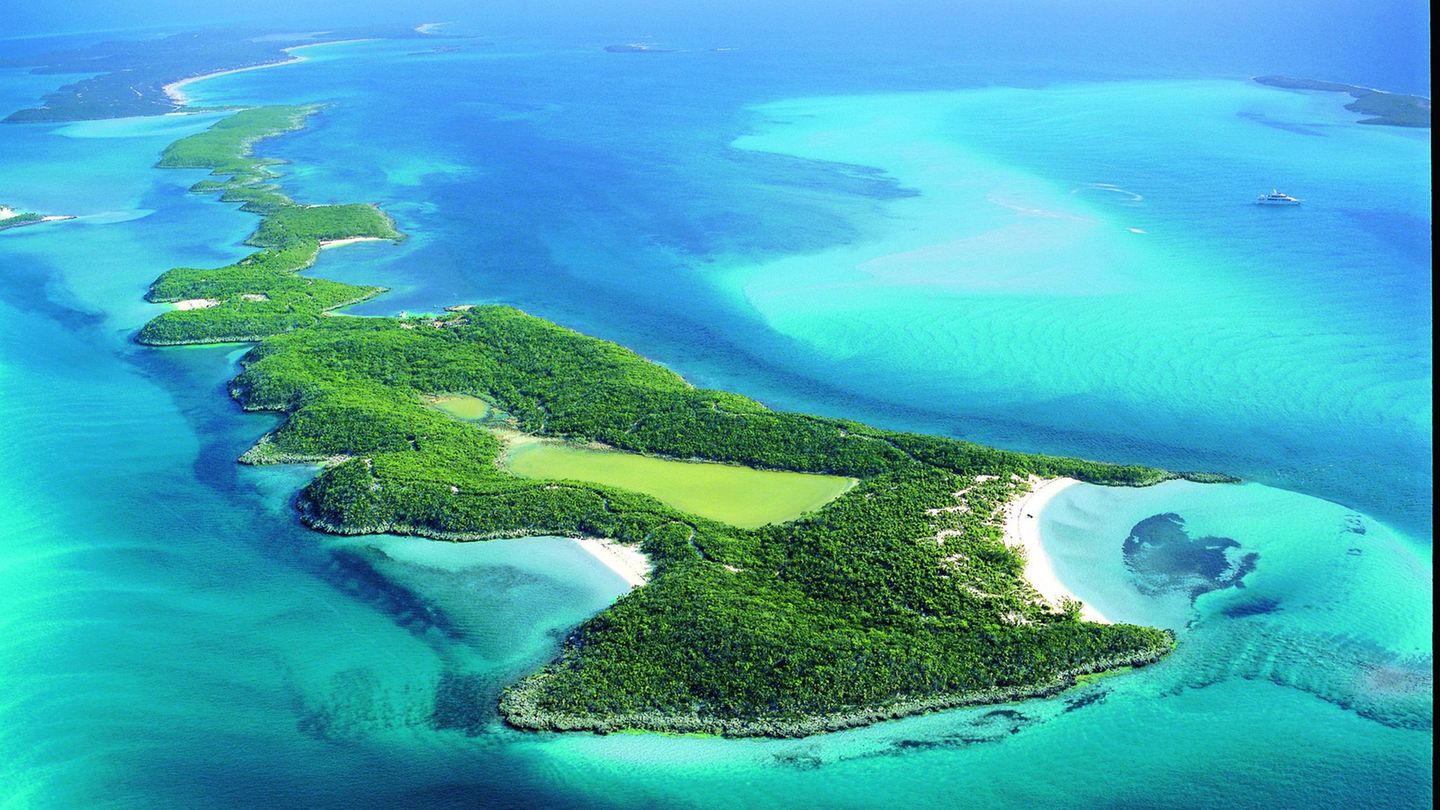 Private Insel Hall's Pond Cay, Bahamas