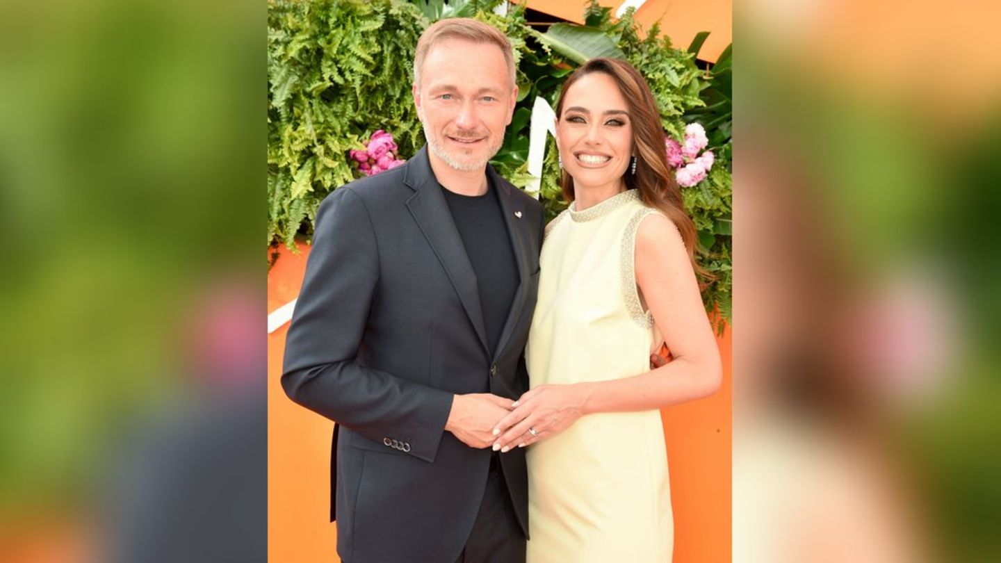 Christian Lindner: With his wife Franca on the red carpet