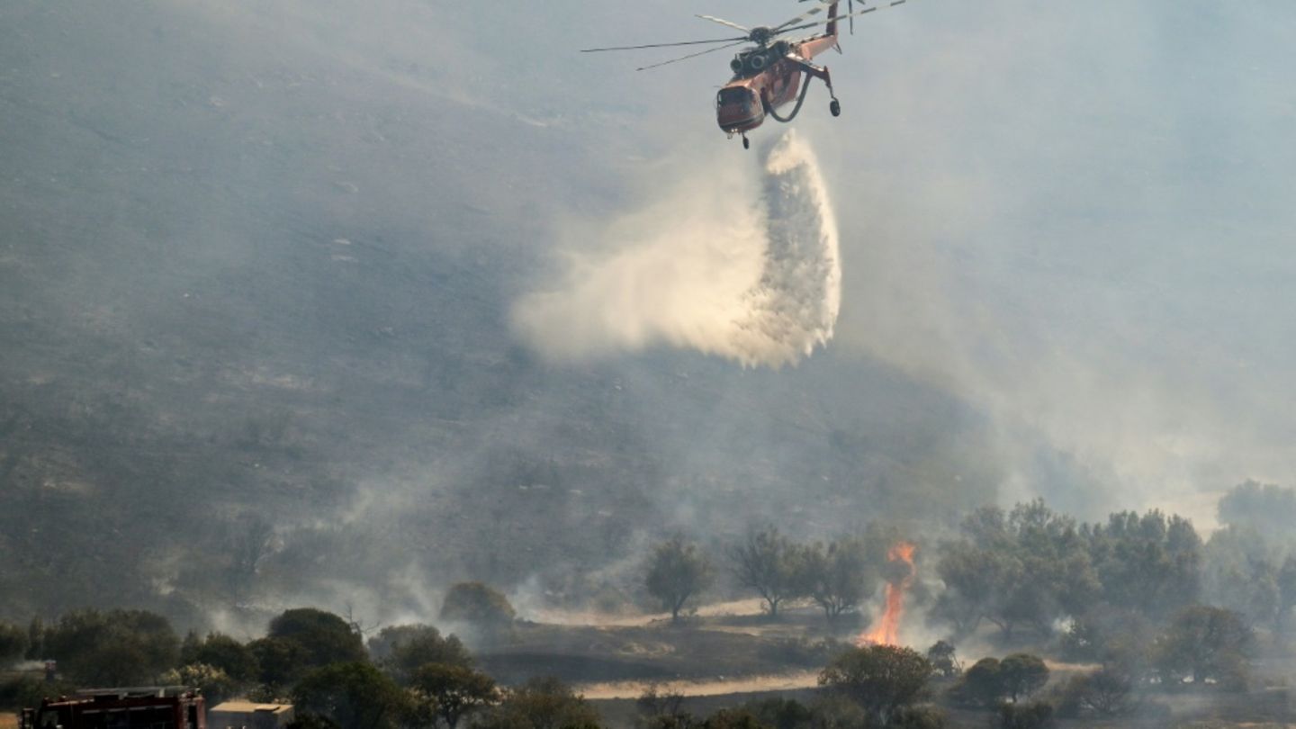 Waldbrand in Griechenland