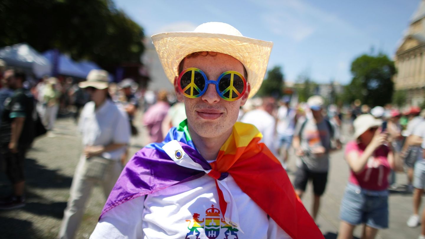 Power test in Hungary: thousands in Budapest to prohibited Pride parade