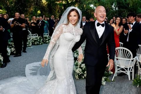 Lauren Sánchez und Jeff Bezos bei ihrer Hochzeit in Venedig