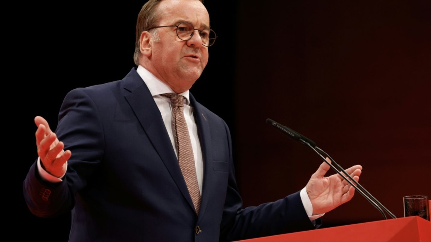 Verteidigungsminister Pistorius bei SPD-Parteitag