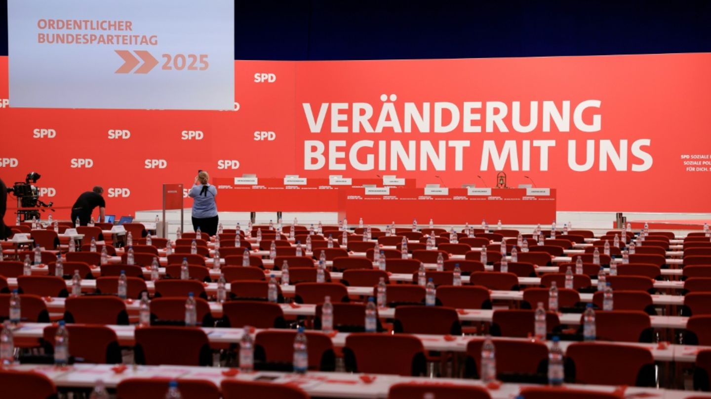 SPD-Parteitagshalle in Berlin