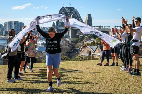 Hurndall bei der Ankunft in Sydney