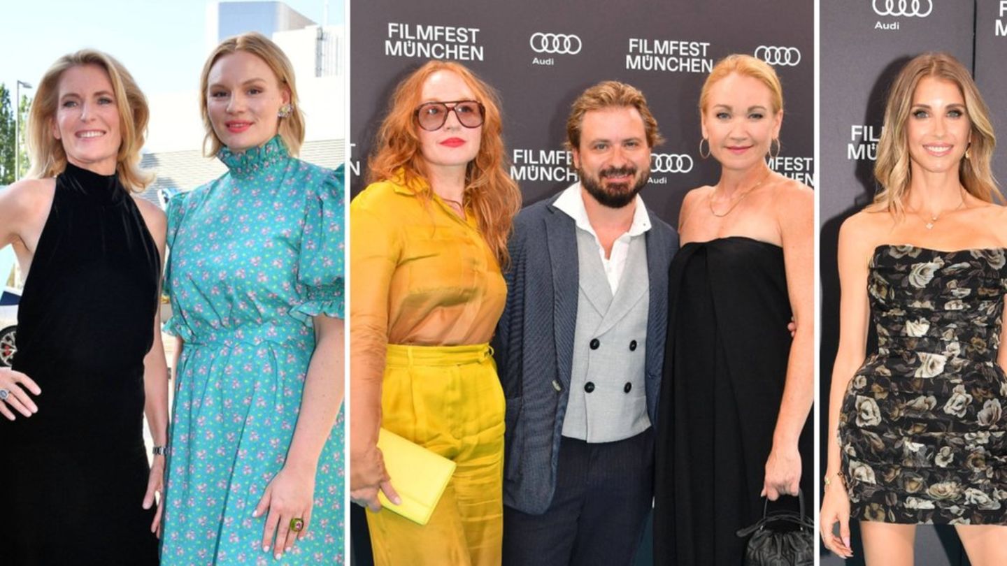 Red carpet at the Munich Film Festival 2025: Cathy Hummels in an eye-catcher look