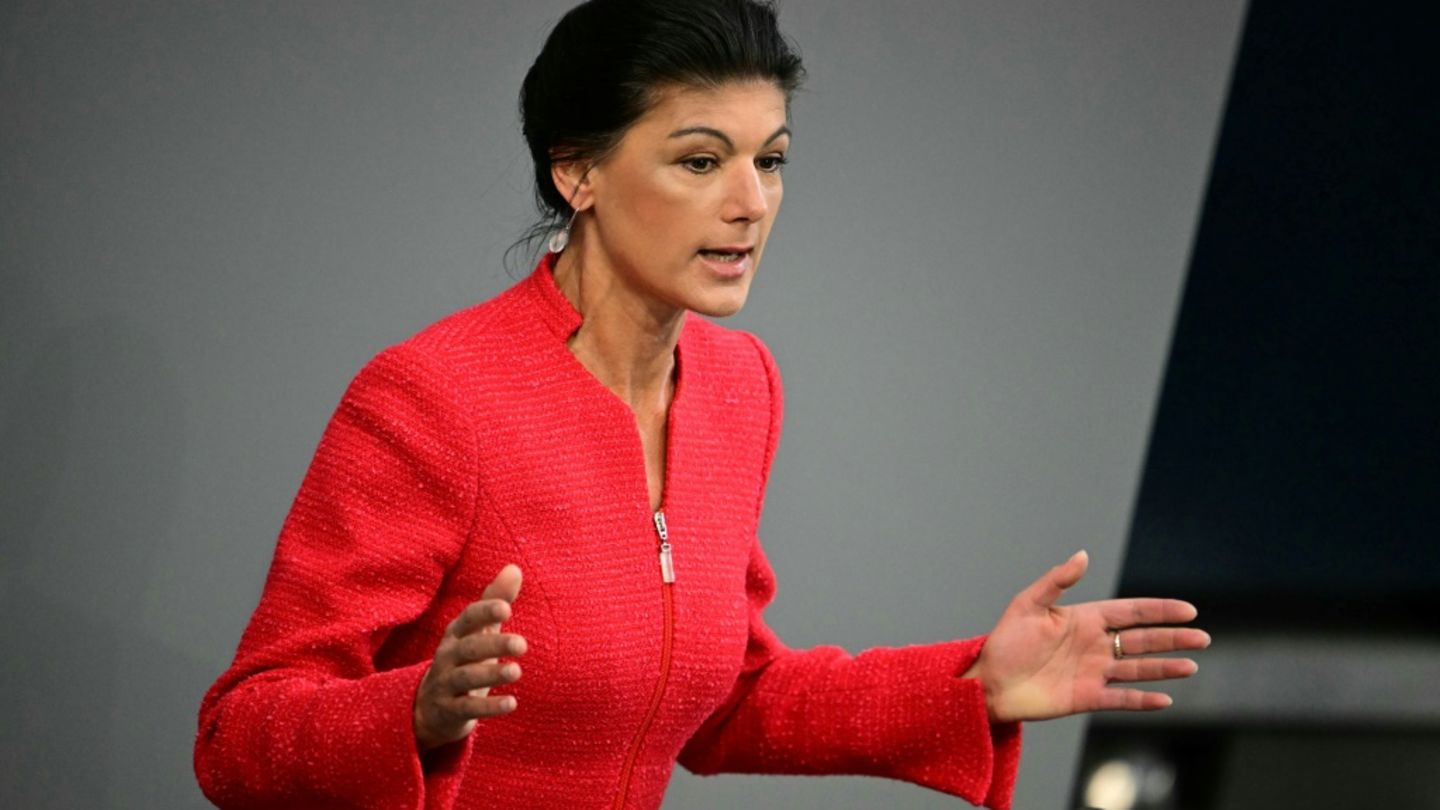 Sahra Wagenknecht im Bundestag