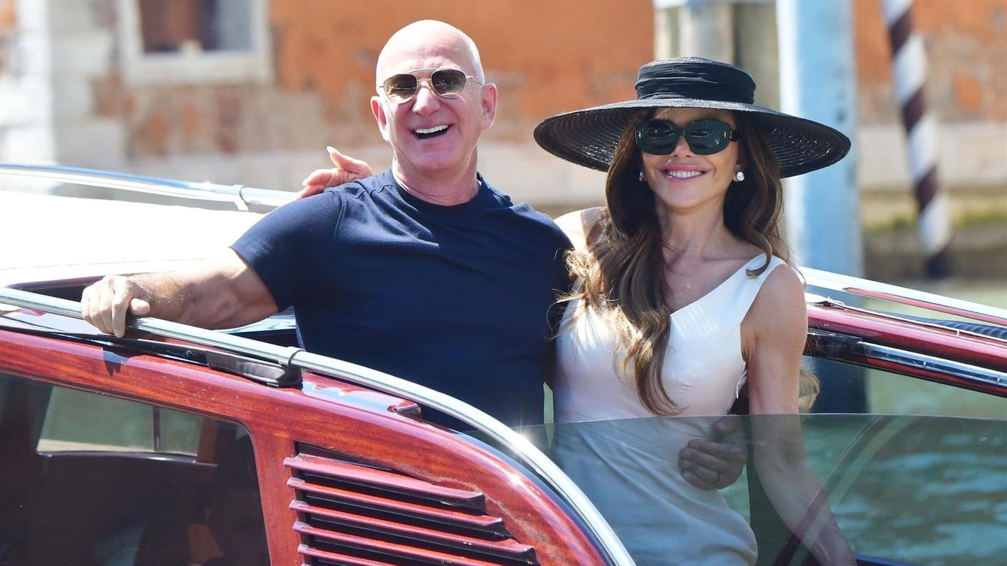 Jeff Bezos und Lauren Sánchez