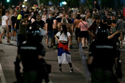 Proteste am Samstagabend