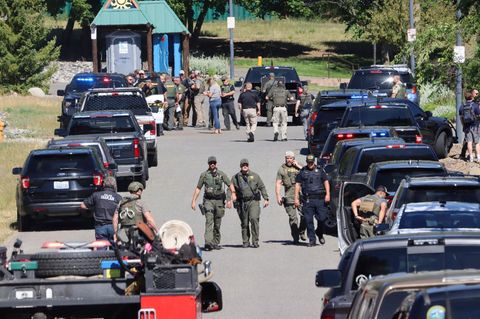 Einsatzkräfte in Idaho