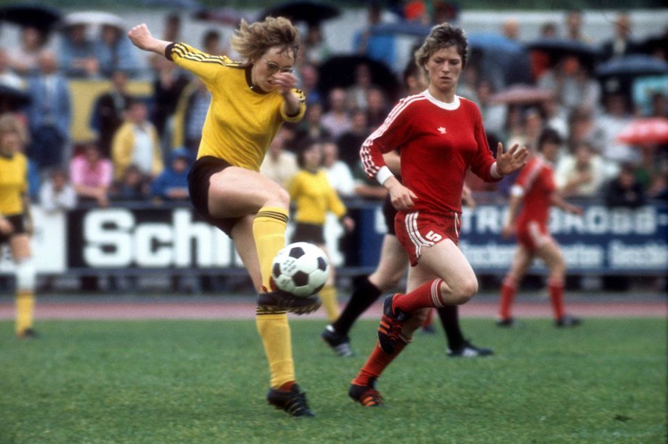 Anne Trabant-Haarbach in action during a game
