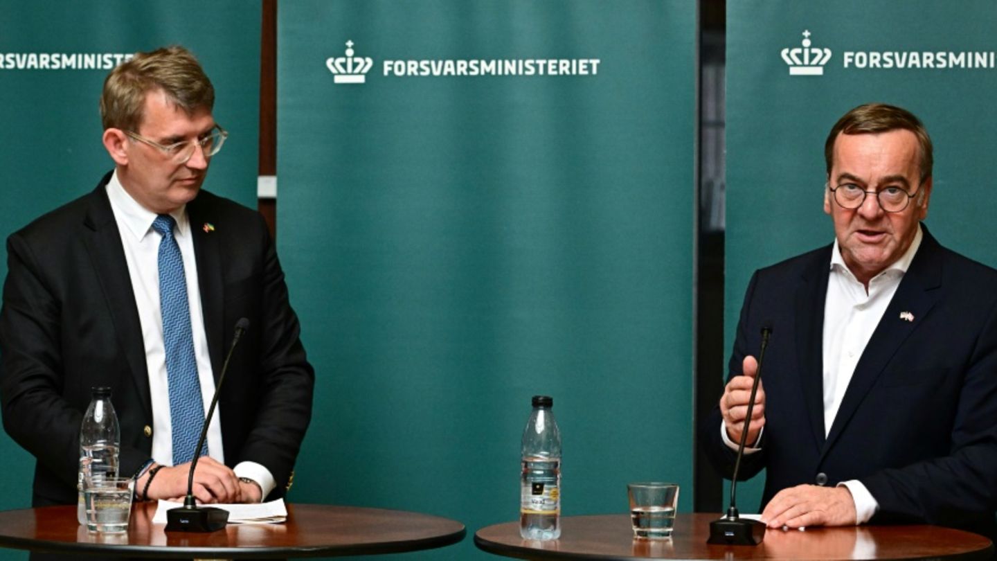 Pistorius (r.) und Lund Poulsen in Kopenhagen