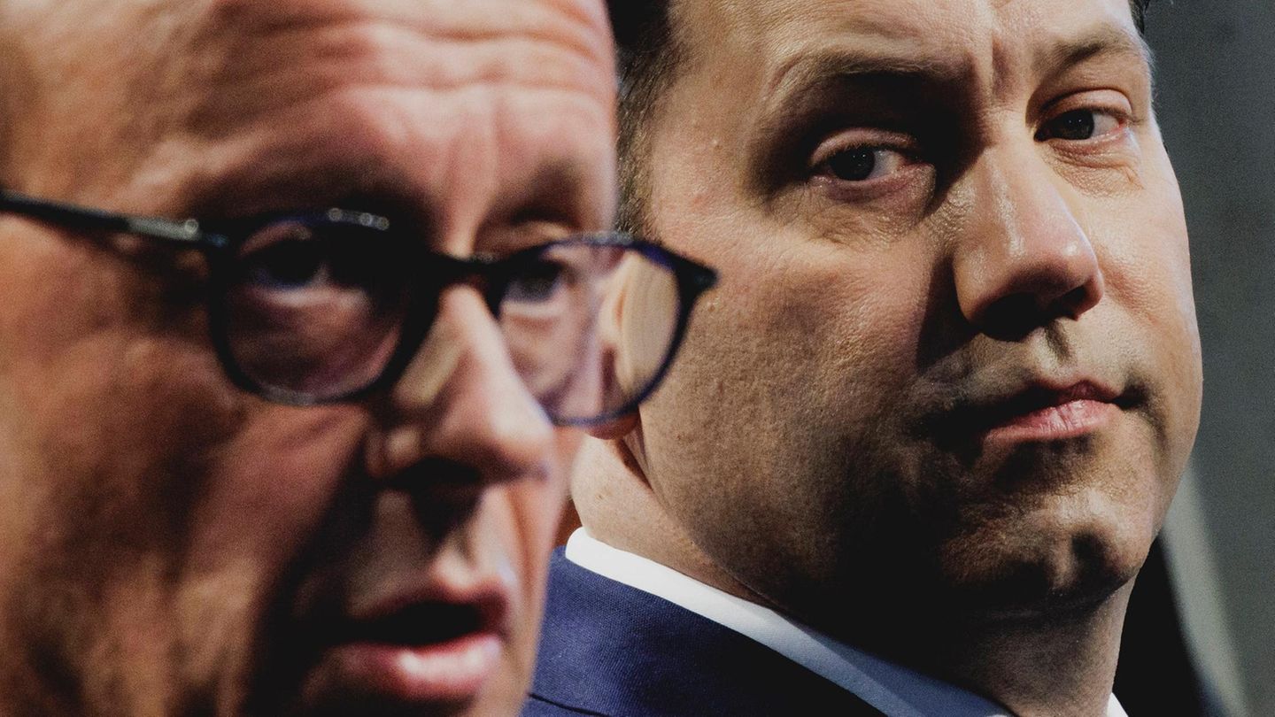 Kanzler Friedrich Merz (CDU, l.) und sein Vize Lars Klingbeil (SPD)