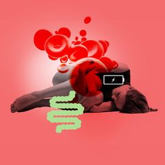Illustration für Die Diagnose – Frau leidet an einem Eisenmangel