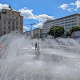Kühles Nass am Münchener Karlsplatz