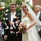 Hensel und Block bei ihrer Hochzeit