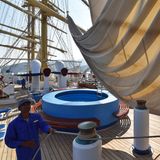 Royal Clipper Segelsetzen