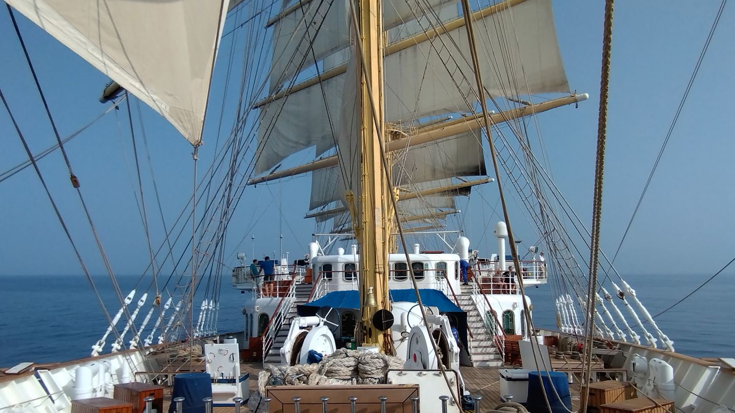 Royal Clipper Sonnendeck