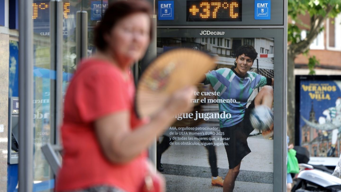 37 Grad Celsius in Madrid