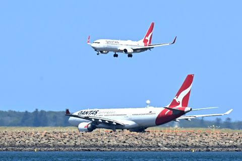Qantas-Maschinen