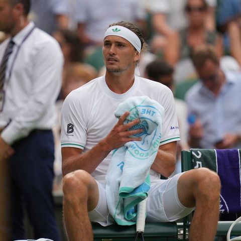 Alexander Zverev in Wimbledon