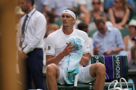 Alexander Zverev in Wimbledon