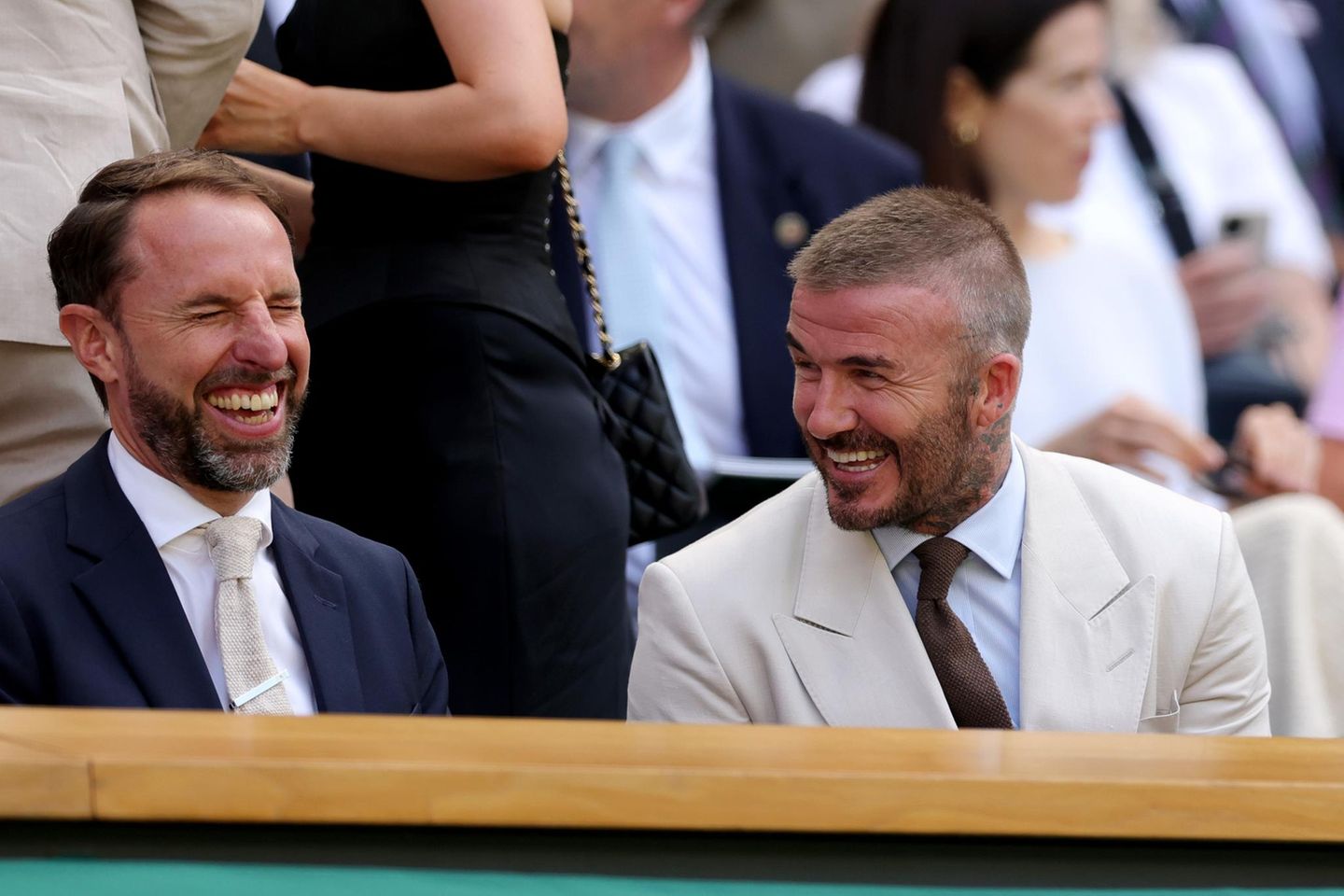 Wimbledon 2025: David Beckham und Gareth Southgate