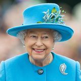 Queen Elizabeth II im Jahr 2016 in Poundbury, Dorset