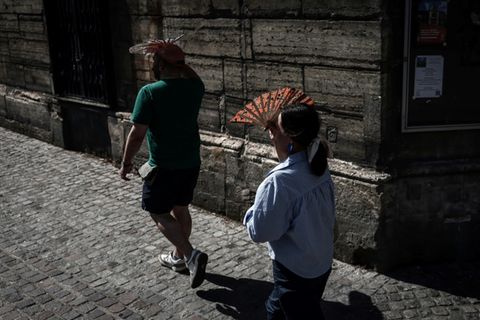 Hitze macht Menschen zu schaffen