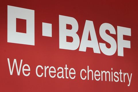Logo des Chemieunternehmens BASF