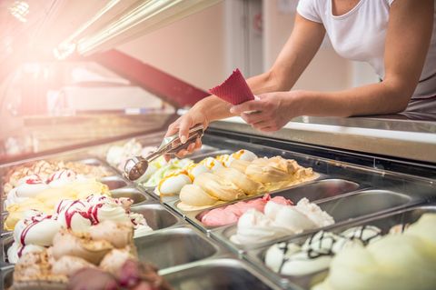 Zu heiß für Eis: bei zu starker Hitze bricht der Umsatz ein