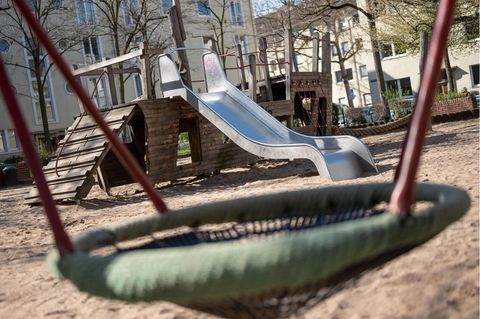 Ein Spielplatz in Köln