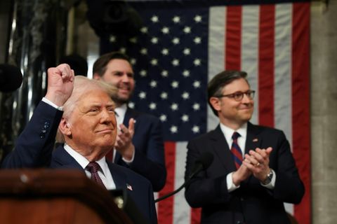 Trump (links) dringt auf Verabschiedung seines Steuergesetzes im Repräsentantenhaus