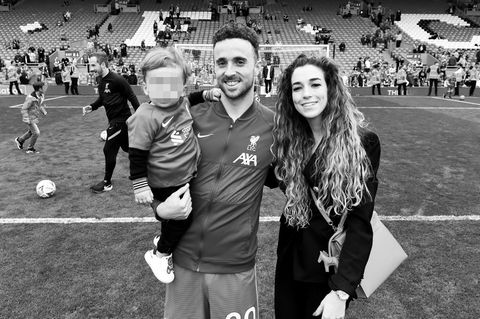 Diogo Jota mit Rute Cardoso im Jahr 2022