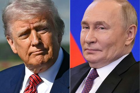 US-Präsident Trump (l.) und Russlands Staatschef Putin
