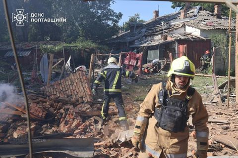 Rettungseinsatz in Poltawa